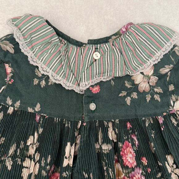 VINTAGE Allison Ann Floral Top/Dress 4T - Picture 6 of 9